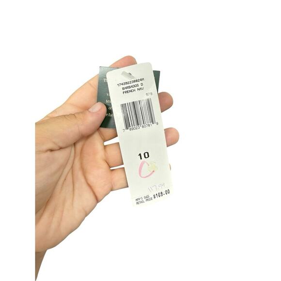 Lauren Ralph Lauren Navy Blue Floral 100% Silk Ruffle Halter Maxi Dress Women 10 - Picture 5 of 7